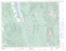 082J04 Canal Flats Topographic Map Thumbnail
