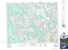 082J13 Mount Assiniboine Topographic Map Thumbnail 1:50,000 scale