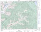 082K08 Toby Creek Topographic Map Thumbnail 1:50,000 scale
