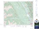 082K09 Radium Hot Springs Topographic Map Thumbnail 1:50,000 scale