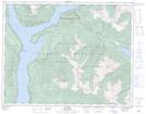 082K12 Beaton Topographic Map Thumbnail 1:50,000 scale