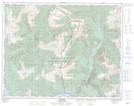 082K13 Camborne Topographic Map Thumbnail 1:50,000 scale