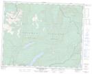 082M05 North Barriere Lake Topographic Map Thumbnail 1:50,000 scale