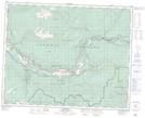 082M12 Vavenby Topographic Map Thumbnail 1:50,000 scale