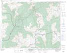 082N04 Illecillewaet Topographic Map Thumbnail 1:50,000 scale