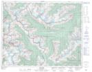082N05 Glacier Topographic Map Thumbnail 1:50,000 scale