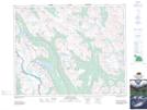 082N09 Hector Lake Topographic Map Thumbnail 1:50,000 scale