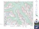 082N15 Mistaya Lake Topographic Map Thumbnail 1:50,000 scale