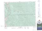 082O11 Burnt Timber Creek Topographic Map Thumbnail 1:50,000 scale