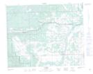 082O15 Sundre Topographic Map Thumbnail 1:50,000 scale