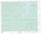 083B13 Nordegg River Topographic Map Thumbnail 1:50,000 scale