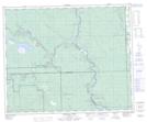 083B14 Brazeau Forks Topographic Map Thumbnail