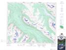 083C12 Athabasca Falls Topographic Map Thumbnail