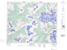 083D08 Athabasca Pass Topographic Map Thumbnail 1:50,000 scale
