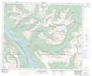 083D10 Ptarmigan Creek Topographic Map Thumbnail 1:50,000 scale