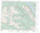 083D11 Canoe Mountain Topographic Map Thumbnail 1:50,000 scale
