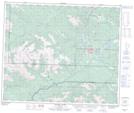 083E14 Grande Cache Topographic Map Thumbnail 1:50,000 scale