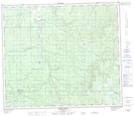 083O03 Adams Creek Topographic Map Thumbnail