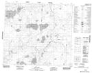 084A14 Mink Lake Topographic Map Thumbnail