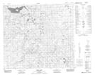 084B13 Sawn Lake Topographic Map Thumbnail 1:50,000 scale