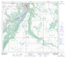 084C03 Peace River Topographic Map Thumbnail