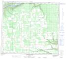 084D03 Josephine Creek Topographic Map Thumbnail 1:50,000 scale