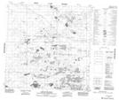 085A04 Lake Of The Grave Topographic Map Thumbnail 1:50,000 scale