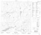 085D01 Spawn Lake Topographic Map Thumbnail 1:50,000 scale
