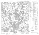 085O04 Slemon Lake Topographic Map Thumbnail 1:50,000 scale