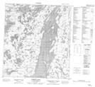 085P03 Gordon Lake Topographic Map Thumbnail
