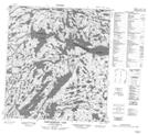 085P04 Thistlethwaite Lake Topographic Map Thumbnail 1:50,000 scale