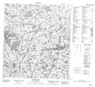 085P07 Denis Lake Topographic Map Thumbnail 1:50,000 scale