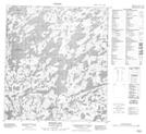 085P08 Beniah Lake Topographic Map Thumbnail 1:50,000 scale