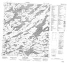 085P13 Wecho Lake Topographic Map Thumbnail