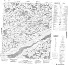086A05 Piuze Lake Topographic Map Thumbnail 1:50,000 scale