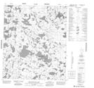 086A09 Beauparlant Lake Topographic Map Thumbnail 1:50,000 scale