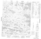 086A14 Little Forehead Lake Topographic Map Thumbnail 1:50,000 scale