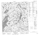 086B07 Strachan Lake Topographic Map Thumbnail