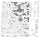 086D09 Beaverlodge Lake Topographic Map Thumbnail