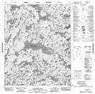 086F15 Breadner Lake Topographic Map Thumbnail 1:50,000 scale