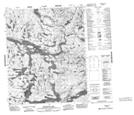 086G09 Rocknest Lake Topographic Map Thumbnail