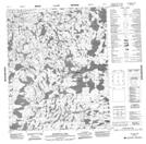 086G11 Scotstoun Lake Topographic Map Thumbnail