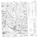 086J03 Keskarrah Lake Topographic Map Thumbnail 1:50,000 scale