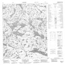 086J04 Wentzel Lake Topographic Map Thumbnail 1:50,000 scale
