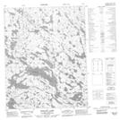 086J06 Hepburn Lake Topographic Map Thumbnail 1:50,000 scale