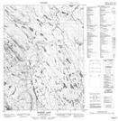 086N10 Bornite Lake Topographic Map Thumbnail 1:50,000 scale