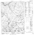 086O03 All Night Lake Topographic Map Thumbnail 1:50,000 scale