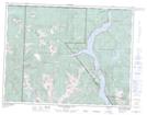 092F13 Upper Campbell Lake Topographic Map Thumbnail