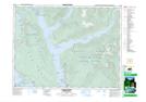 092G12 Sechelt Inlet Topographic Map Thumbnail 1:50,000 scale