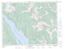 092H12 Mount Urquhart Topographic Map Thumbnail 1:50,000 scale
